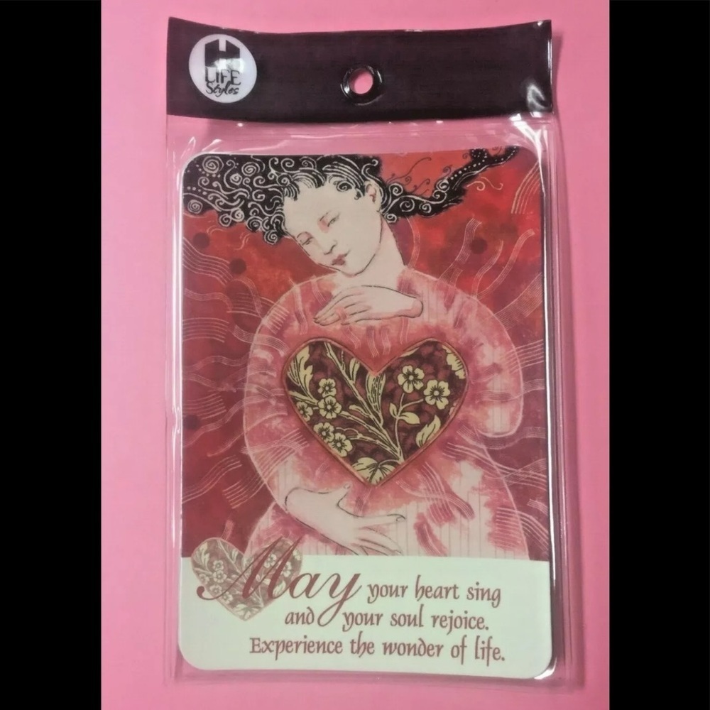 🔵4/$20 Power Thought Magnet From Healing Cards 5” x 3 1/2” NIP